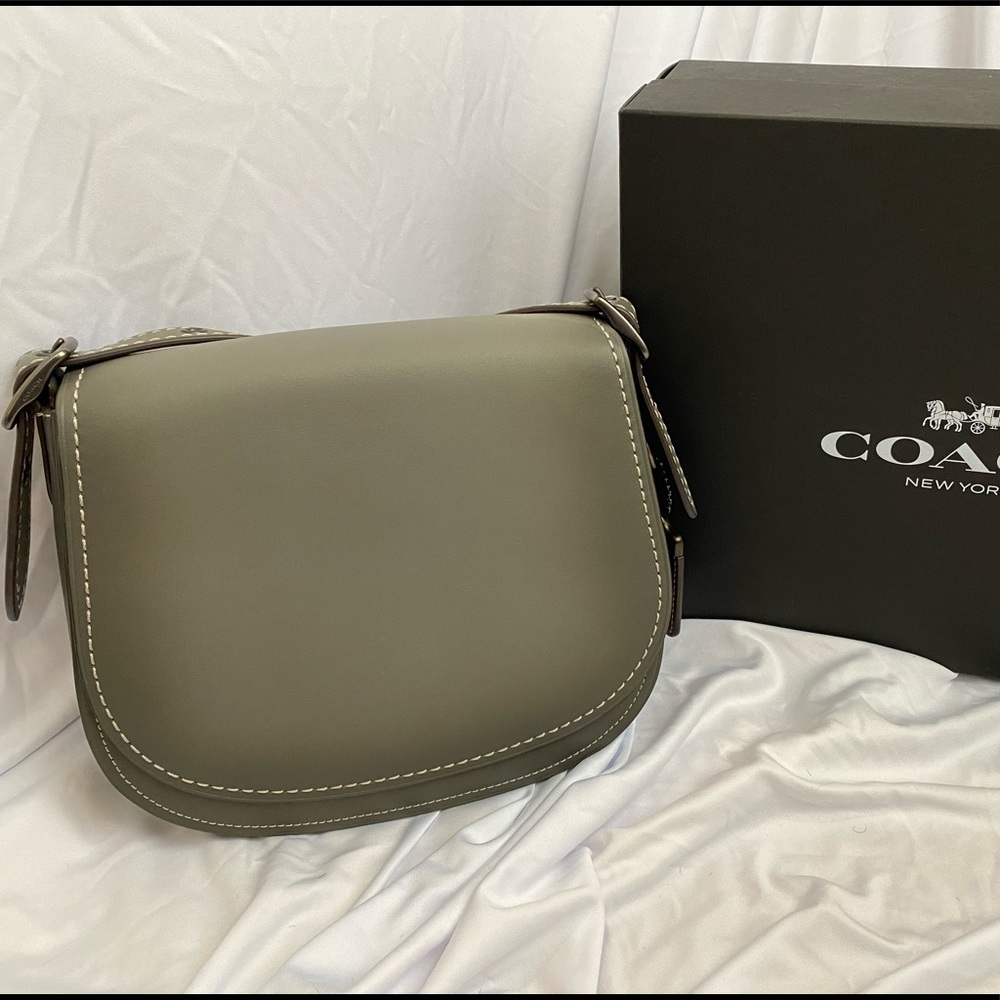 Coach Satchel Grey Cross Body Handbag